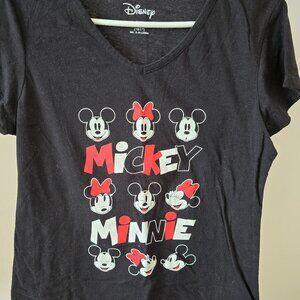 DISNEY "MICKEY MINNIE"WOMENS TEES